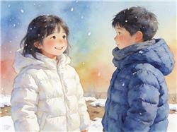 水彩画:棉服和羽绒服谁更暖和