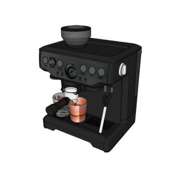 意式浓缩咖啡机家电SU模型 SU模型下载