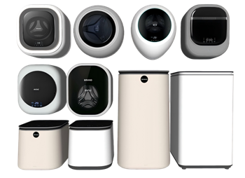 [家电]迷你洗机伴侣洗衣机和烘干机 sketchup模型下载