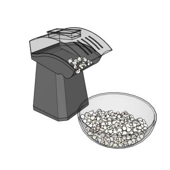 爆米花机家电SU模型 SU模型下载