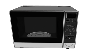 [家电]微波炉 SU模型库免费