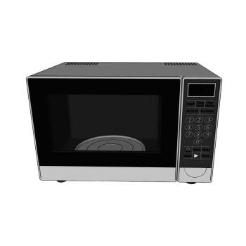 微波炉家电SU模型 SU模型下载