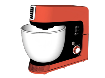 [家电]立式搅拌机 SU模型素材网站