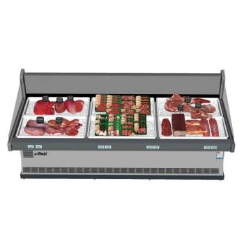 商用肉类冷藏展示柜冰柜家电SU模型 SU模型下载