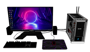 [家电]电竞电脑主机显示器 草图大师SU模型