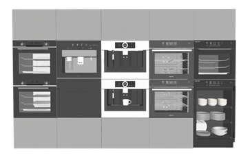 [家电]蒸烤一体机和消毒柜 SU模型资源