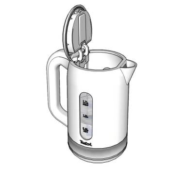 电热水壶烧水壶家电SU模型 SU模型下载
