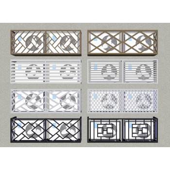 空调外机和保护罩家电SU模型 SU模型下载