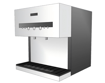 [家电]不锈钢立式饮水机开水机 su模型素材免费