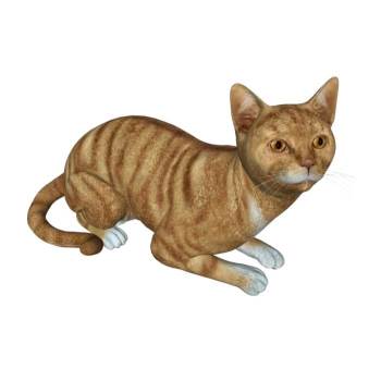 橘色虎斑猫橘猫动物SU模型 SU模型下载