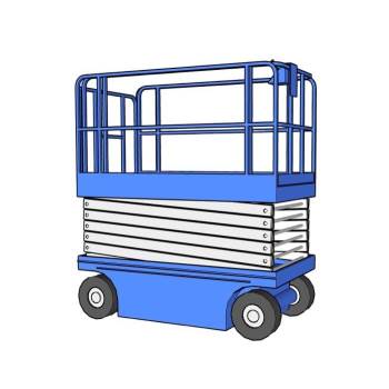 剪叉式高空作业平台机械SU模型 SU模型下载