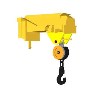 起重机吊钩机械SU模型 SU模型下载