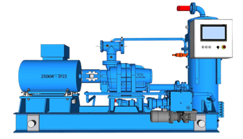 [机械]工业用泵机组 草图大师模型库下载