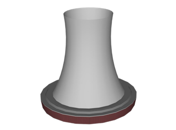 [其他]冷却循环水的冷却塔 SU模型免费库