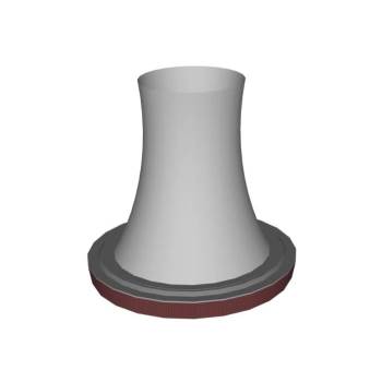 冷却循环水的冷却塔 SU模型下载