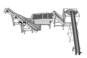 [机械]工业物料处理设备系统 SU免费模型下载