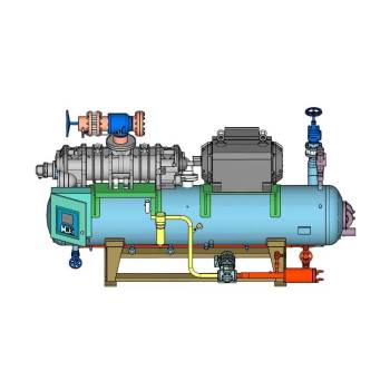 工业用压缩机系统机械SU模型 - SU模型免费下载_sketchup模型