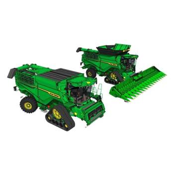 联合收割机机械SU模型 SU模型下载