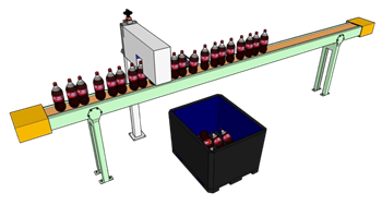 [机械]饮料瓶分拣生产线 草图大师模型素材