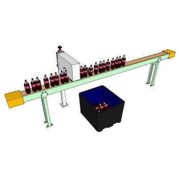 饮料瓶分拣生产线机械SU模型 - SU模型免费下载_sketchup模型