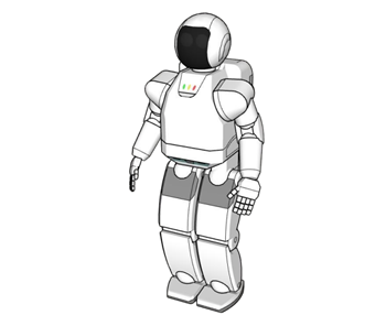 [机械]人形机器人 sketchup组件