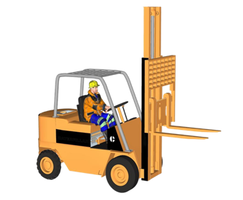 [机械]AGV合力叉车 SU模型素材库免费