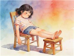 水彩画:一到年底感觉身体被掏空