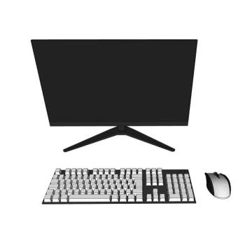 键盘鼠标显示器办公SU模型 SU模型下载