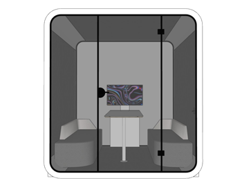 [办公]小型密闭洽谈室 SU模型分享