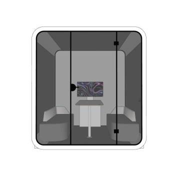 小型密闭洽谈室办公SU模型 SU模型下载