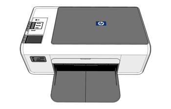 惠普打印机办公SU模型 SU模型下载