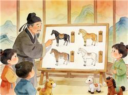 水彩画:原来古人给马起了这么多名字