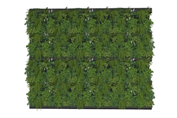 [植物]垂直绿化 绿植墙 SU模型资源