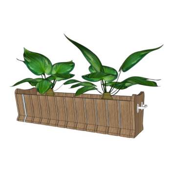 花箱绿植植物SU模型 SU模型下载
