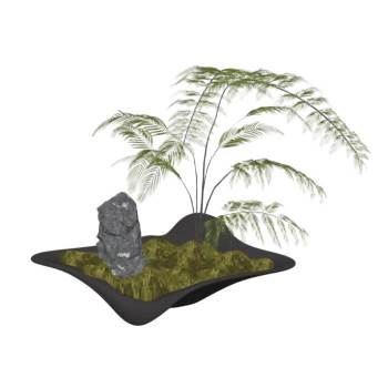 苔藓蕨类盆栽植物SU模型 SU模型下载