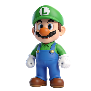 矢量图:卡通路易斯C4D游戏角色人物