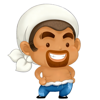 矢量图:欢乐农民卡通人物