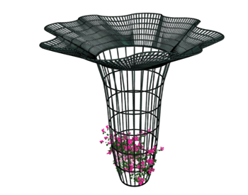 [景观]创意铁艺花架 草图大师免费模型