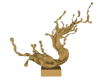 [装饰]艺术雕塑摆件 SU组件库