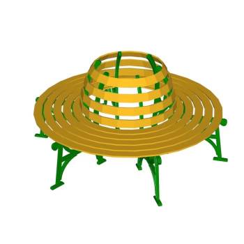 树池座椅景观SU模型 SU模型下载