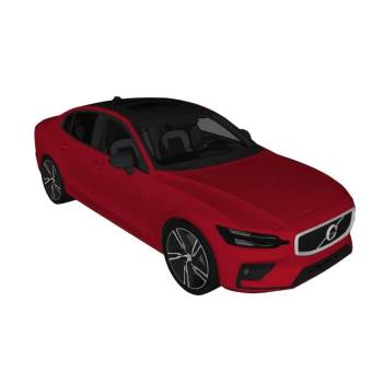沃尔沃S60汽车交通SU模型 SU模型下载