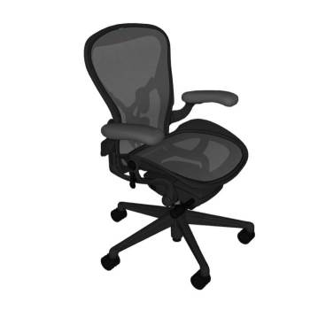 透气的办公椅椅子SU模型 SU模型下载