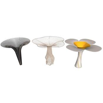 艺术花架景观SU模型 SU模型下载