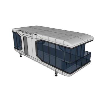 临建太空舱民宿建筑SU模型 SU模型下载