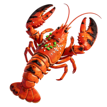 矢量图:烧烤小龙虾C4D素材