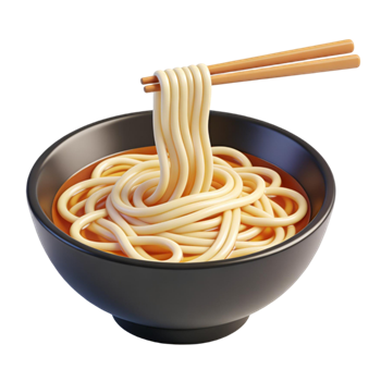 矢量图:餐饮拉面碗筷C4D素材