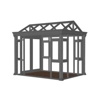 阳光房建筑SU模型 - SU模型免费下载_sketchup模型