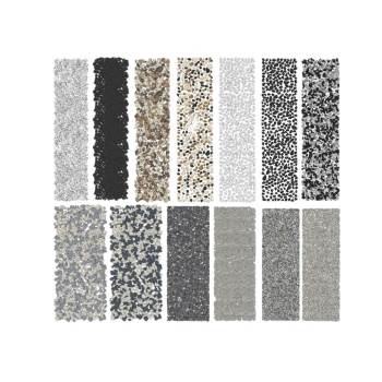 洗米石鹅卵石子铺装景观SU模型 SU模型下载