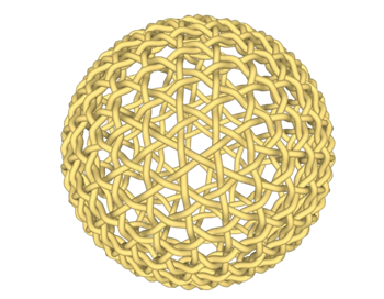 [装饰]球形镂空工艺品 sketchup模型下载