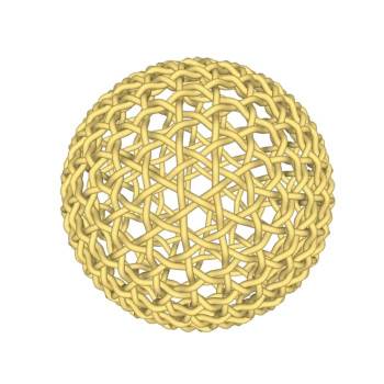 球形镂空工艺品装饰SU模型 SU模型下载